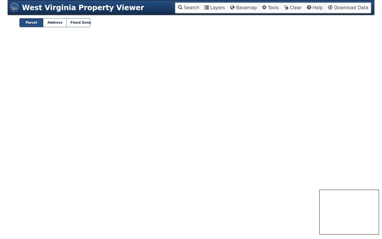 West Virginia Property Viewer used to identify parcels around Charleston neighbors